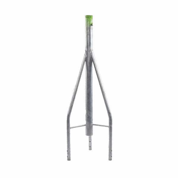 Tramo de Remate (Copete) para Tramo STZ-30 Galvanizado Electrolítico con Opresores para Pararrayo.