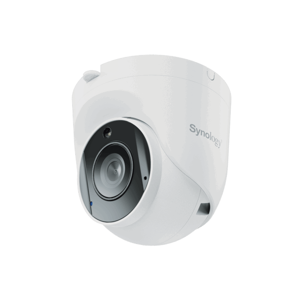 Cámara Turret 5MP, Lente 2.8mm, Ranura microSD, Incluye licencia para grabación Surveillance Station﻿