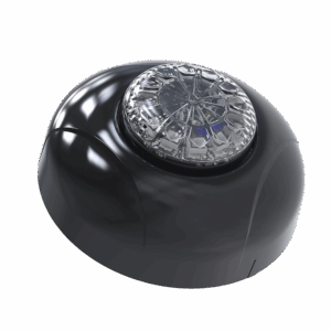 Estrobo Oculto de 12 LED, Brida negra, 12 Vcd, Clara, Lente transparente