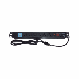 Tomacorriente Horizontal (PDU) de 6 contactos (NEMA 5-15R) +...