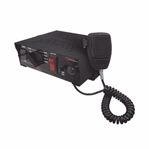 Sirena Vehicular de 100W de Potencia, Con Switch Giratorio de 6 posiciones y Micrófono Integrado de Uso Rudo