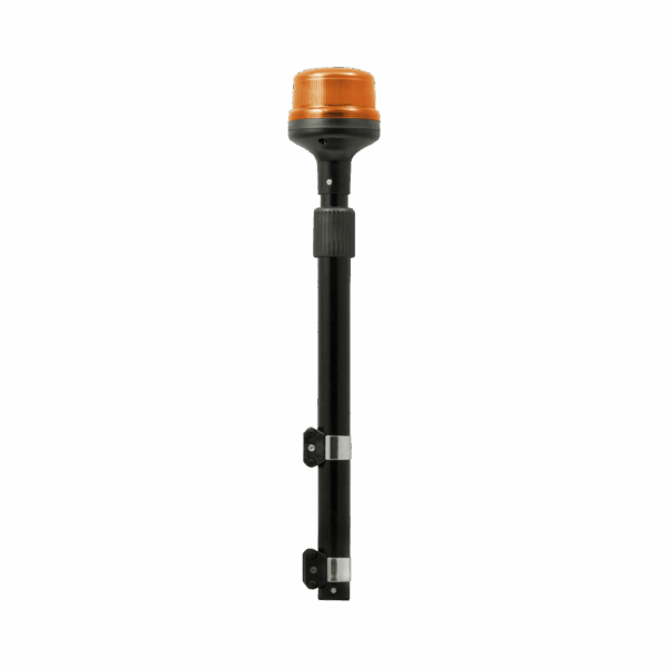 Luz Telescópica para Motocicletas, 8 LED, Ambar, SAE Clase I