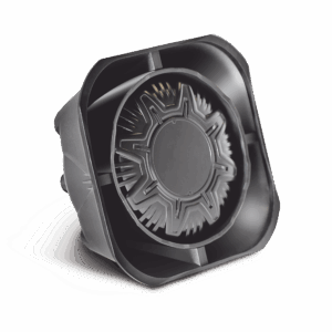 Bocina Compacta de Uso Rudo, 100 Watts de Potencia, Ideal Para Vehículos de Encubierto, Montaje Universal, 11 Ohms de Impedancia