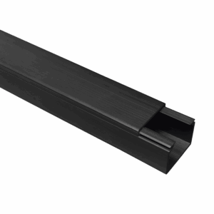 Canaleta TMK 1720 Color Negro con Cinta Adehsiva, 5 Ft. De Largo (1.5 m), Para uso en Exterior con Bajo Voltaje (5201-21362)