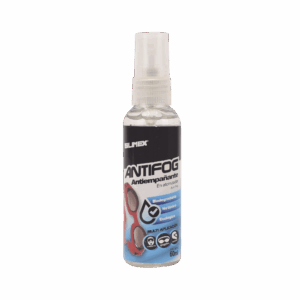 Antiempañante, ideal para eliminar problemas de empañamiento en googlees, mascaras, cascos, lentes, bote 60 ml