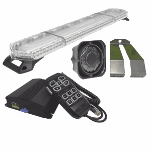 Kit de Sirena, Bocina y Torreta de 48″, Con 96 LEDs, A...