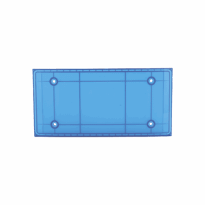 Domo Central Pequeño de reemplazo para barra de luces SP216 de la marca SignalPro, Color Azul