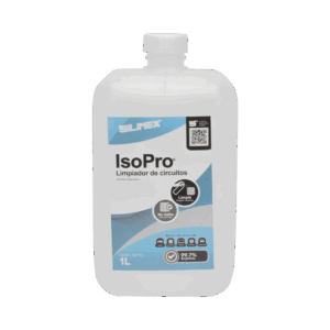 Alcohol Isopropilico para limpieza de equipos de vídeo, fibra óptica, cómputo, y equipo telefónico 1000 mL