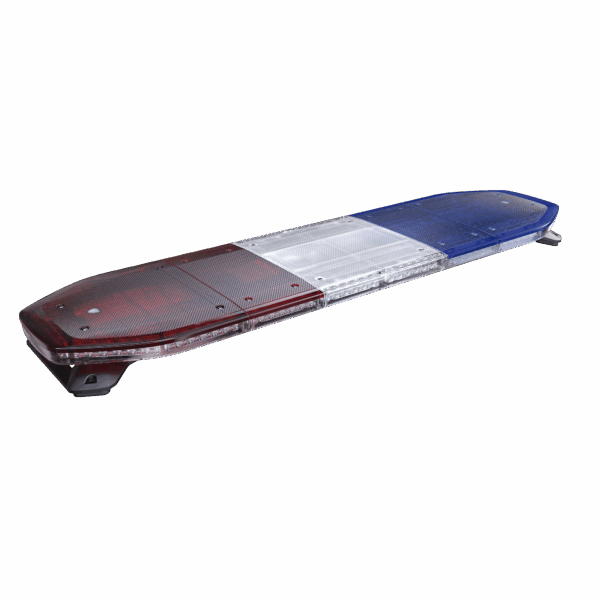 Barra de luces LED de 48", 216 LED, Dual Color, Programable,  Rojo/Azul/Ámbar/Claro, Ideal para Equipar Unidades de Seguridad Publica con Domos Rojo, Claro y Azul