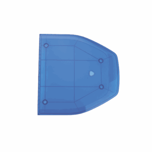 Domo lateral de reemplazo para barra de luces SP216 de la Marca SignalPro, Color Azul