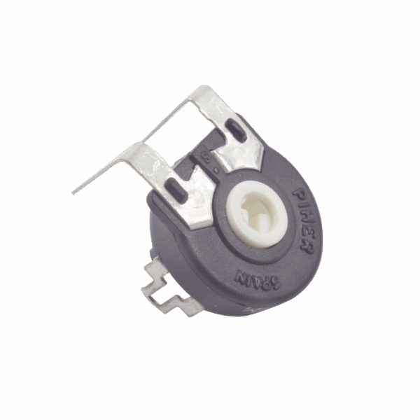 Potenciómetro de Carbón de 10 k Ohm, 0.25 Watt 15 mm Ajuste Vertical.