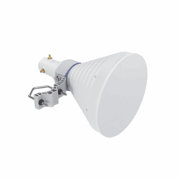 Antena Sectorial Simétrica Starter Horn de 30º, 5150 - 5950 MHz, ganancia de 18 dBi, conexión RP-SMA
