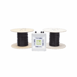 MICALERT Cable Sensor para Paredes, barandales, rejas rigidas / 2 zonas de 152 metros / 304 Metros de protección total/Tarjeta LPU400/Calibración via software