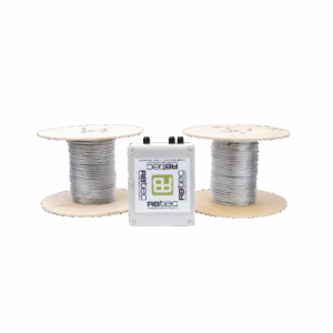 Kit de Cable Sensor Perimetral Para Cercas Ciclonicas IRONCLAD/ 305 METROS / 2 ZONAS; 152 METROS POR ZONA / Sin Falsas Alarmas por Viento / TODO Incluido TARJETA LPU400/ Calibración por Software