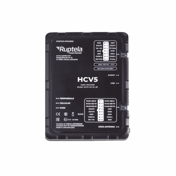 Localizador 4G LTE Obtenga información de la computadora del vehiculo lectura CAN, OBD y LCV / Sensores Bluetooth / Vehiculos ligeros / Vehiculos pesados  / RS485 / RS232 / Análogico / RFID