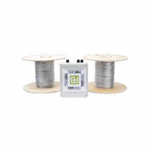 Kit de Cable Sensor Para Cerca Ciclonica IRONCLAD / 150 METROS / 2 ZONAS; 75 METROS POR ZONA / Sin Falsas Alarmas por Viento / TODO Incluido/TARJETA LPU400/ Calibración por Software