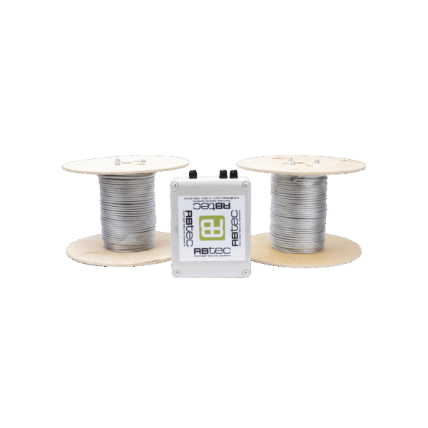Kit de Cable Sensor Para Cerca Ciclonica IRONCLAD / 150 METROS / 2 ZONAS; 75 METROS POR ZONA / Sin Falsas Alarmas por Viento / TODO Incluido/TARJETA LPU400/ Calibración por Software