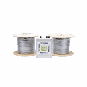 Kit de Cable Sensor Perimetral para Cerca Ciclonicas IRONCLAD / 610 METROS DE PROTECCION / 2 ZONAS; 305 METROS POR ZONA / Sin Falsas Alarmas por Viento / TODO Incluido/ TARJETA LPU400/ Calibración por Software