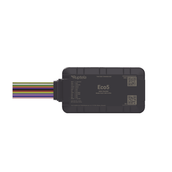 Dispositivo de Rastreo Vehicular / Conectividad LTE Cat1 y LTE-M / BLE 5.0 / GNSS U-blox / Carcasa IP54 / Batería Interna de Respaldo / Detecta Interferencias