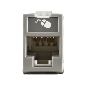 Jack UltraMAX Cat6, UTP, Montaje híbrido en Placa de Pared (...