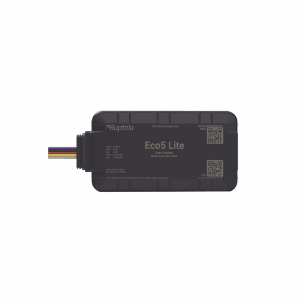 Rastreador Vehicular y Monitoreo de Flota / BLE 5.0 y GNSS / LTE CAT1 y LTE-M con Respaldo 2G / GNSS U-blox / MiKado IP54 / -20 °C a +40 °C / Acelerómetro de 3 Ejes / Suministro 9-32 V / Batería Interna