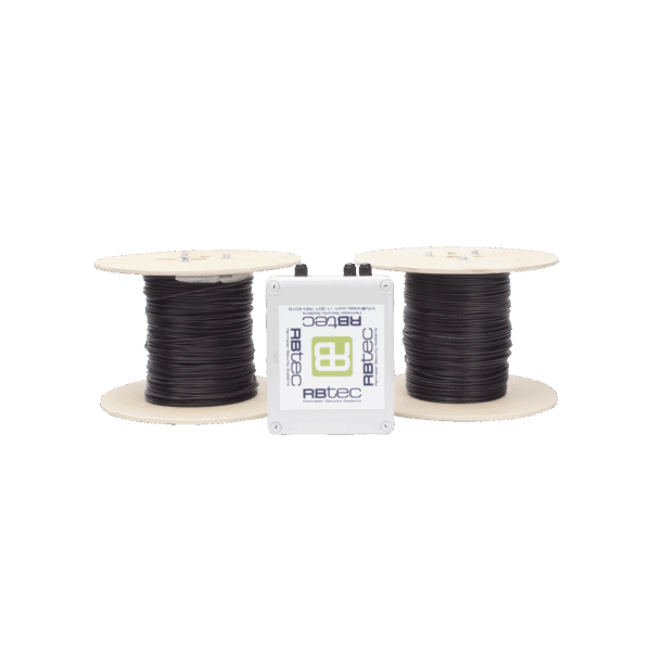 MICALERT Cable Sensor para Paredes, Rejas Rigidas o barandales / 2 zonas de 305 metros / 610 Metros de Protección Total/Tarjeta LPU400/Calibración via software
