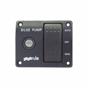 Switch de tres posiciones para control de bombas de achique.