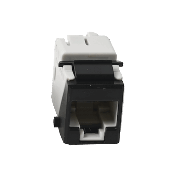 Jack UltraMAX Cat6A, UTP, Tipo Keystone, Color Negro, Punch Down