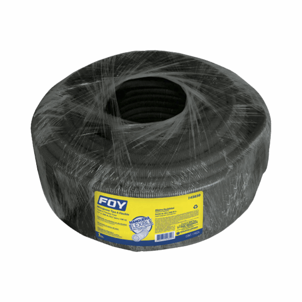 Manguera flexible para cables 3/4" x 50 m /Polietileno Alta Densidad HDPE/ Sin guía /Para uso en interiores.
