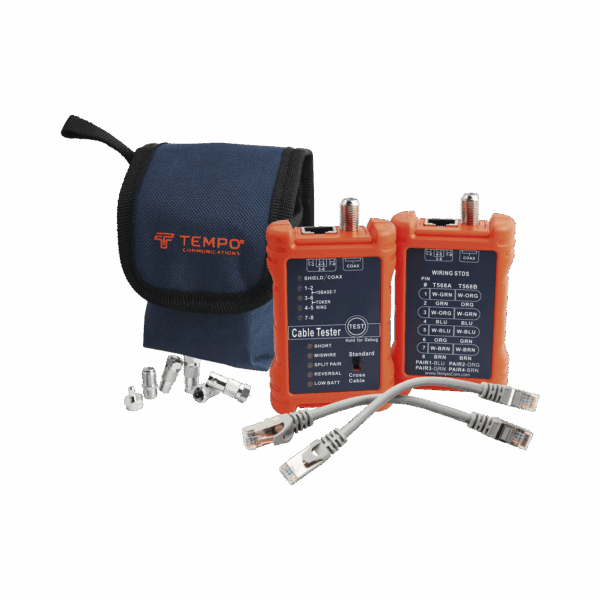 Tester Profesional para mapeo de cables de red/coaxiales