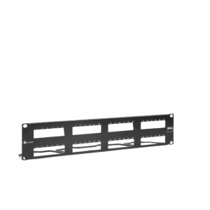 PATCH PANEL MAX VACIO ID VERTICAL UTP 48 PTOS PLANO 2U NEGRO