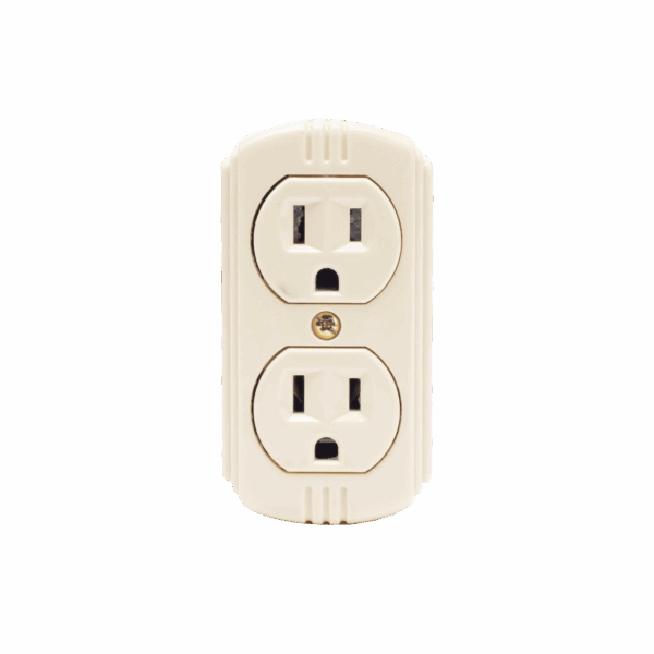 Contacto Dúplex 127 Vca, 15 A Max. Para Sobreponer (Sin perforar la superficie).