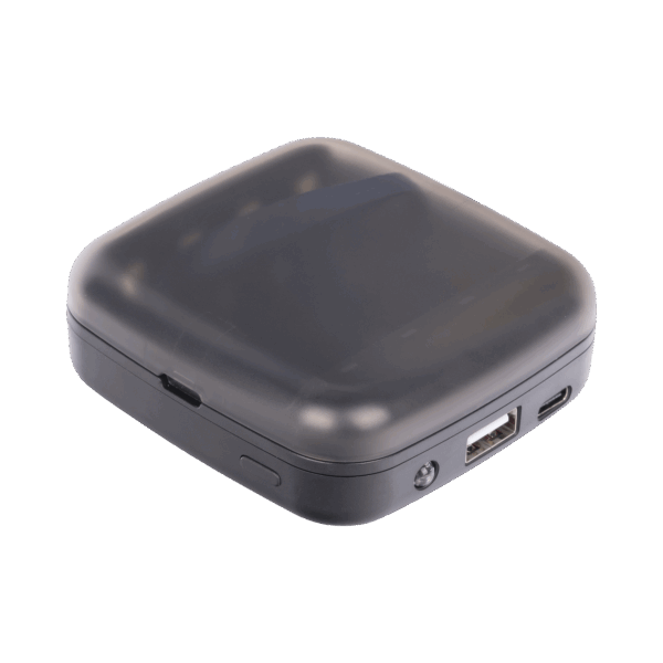 Power bank y Cargador para baterías 2 en 1,  carga individual y/o  simultánea hasta 4 baterías,  (AA y AAA, Ni-MH y Li-Ion)