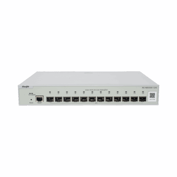 Switch Administrable Full Aggregation Capa 3, 12 Puertos SFP+ 10G y un Puerto MGMT