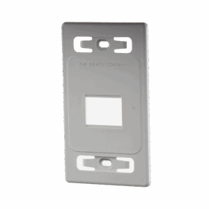 Placa de pared modular MAX, de 2 salidas, color blanco