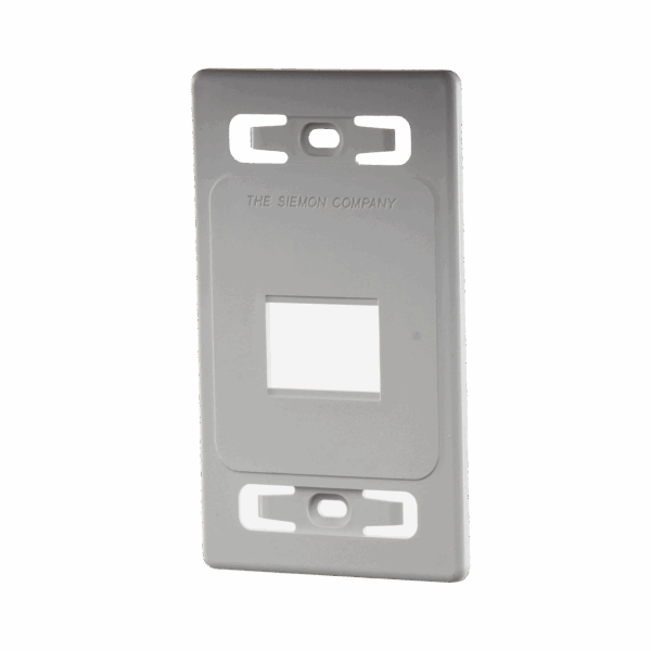 Placa de pared modular MAX, de 2 salidas, color blanco