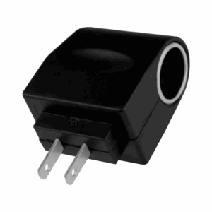 Convertidor de Corriente de 110 / 240 Vca a 12 Vcc / 500 mAh con enchufe para encendedor de cigarrillos.