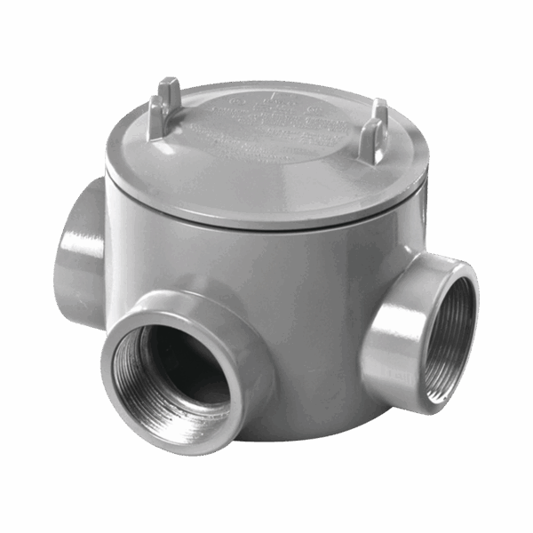 Caja con Tapa Tipo GRT de 3/4" (19 mm) / Caja a Prueba de Explosión / Para Áreas Peligrosas con Tapa / Libre de Cobre.