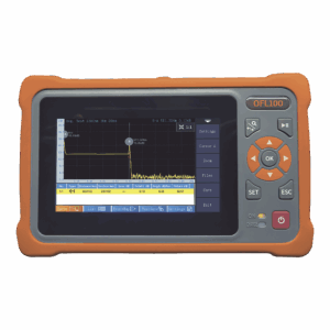 OTDR para pruebas en Enlaces de Fibra Óptica, longitudes de onda 1310 y 1550 nm, entrada SC/APC