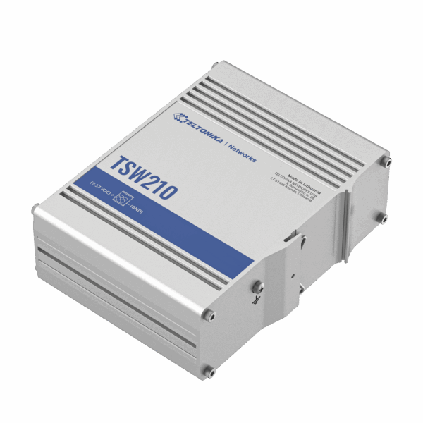 Switch Industrial No-Administrable 8 puertos Gigabit, 2 SFP 1G