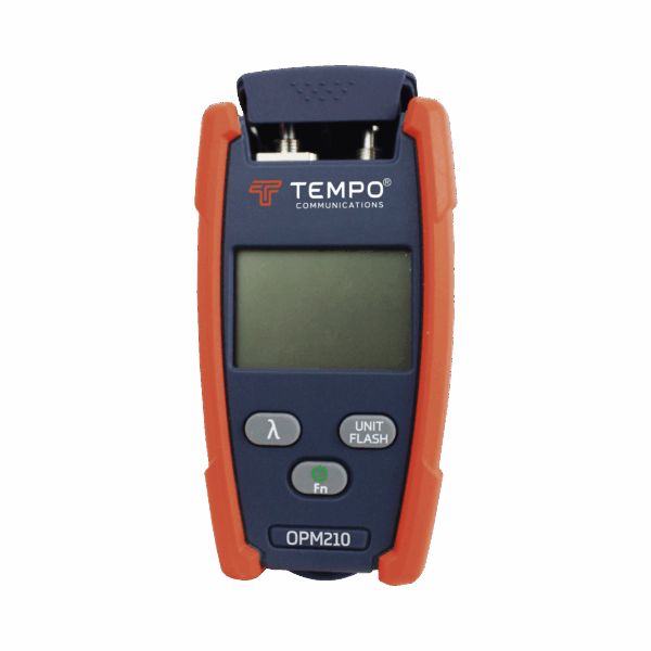 Medidor de Potencia (Micro OPM) para Fibra Óptica con Localizador Visual de Fallos (VFL), entrada universal de 2.5 mm (para conectores SC, ST y FC)