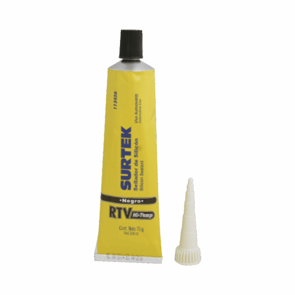 Silicón para Altas Temperaturas /Color Negro/ Tubo 70 g.