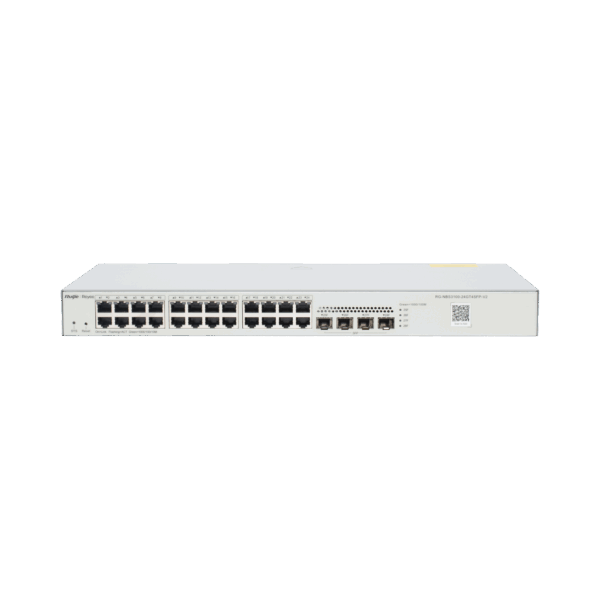 Switch Administrable L2, 24 Puertos Eth 1G, 4 puertos SFP 1G, Administración Remota en la Nube.
