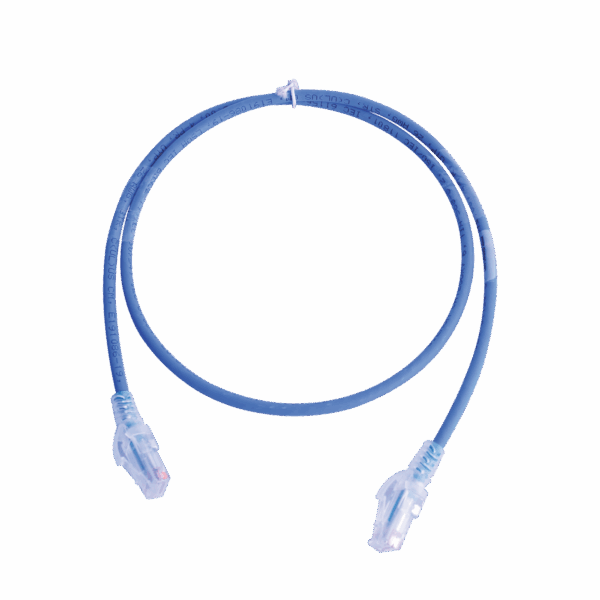 Patch Cord MC5 Modular Cat5e UTP, CM/LS0H, 7ft, Color Azul, Versión Bulk (Sin Empaque Individual)