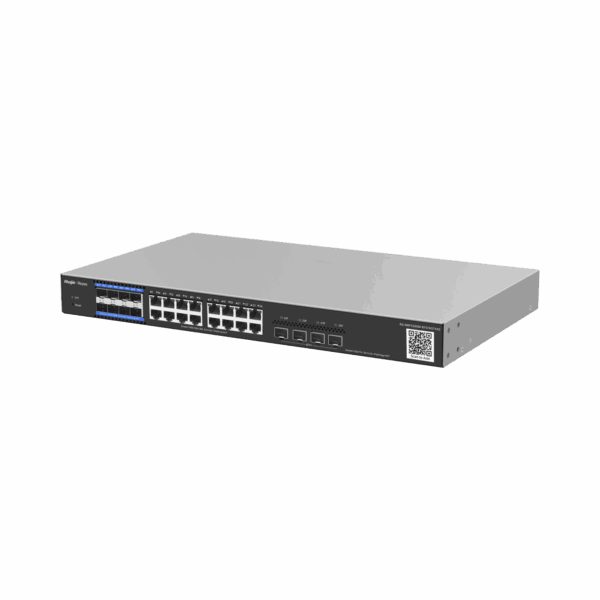 e-Lighten OLT / Switch Hibrido, Capa 3 con 8 Puertos PON 1G, 16  Puertos Ethernet 1G y 4 Puertos SFP+ 10G, perfecto para migrar a Soluciones de Fibra PON hasta 256 ONUs