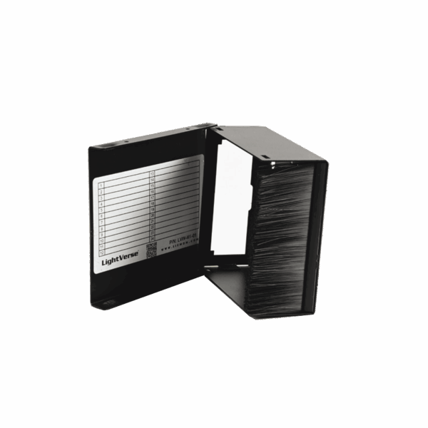 FIBER, ENCLOSURE, LIGHTVERSE, WALL MOUNT, FIXED ACCESS, 1 OPENING, BLACK