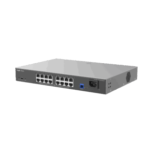 e-Lighten ONU / Switch PoE+ Hibrido, Capa 2 con un Puerto PO...