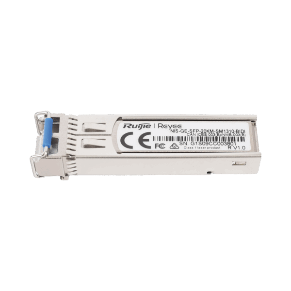 Transceptor Industrial BIDI Monomodo SFP 1G (Lado A), hasta 20 Kilómetros, TX 1310 / RX 1550, soporta Temperaturas de -40° a 85° C