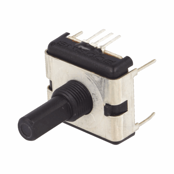 Potenciómetro Cuadrado de 22 mm, 100k Ohm, 3/4 Watt, 1 Vuelta, para Montaje en Panel del Monitor de Servicio R2600-D.