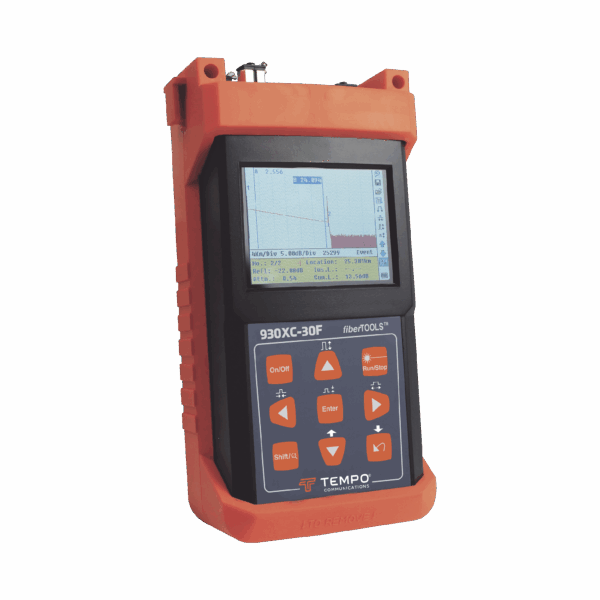 OTDR para pruebas en Enlaces de Fibra Óptica, lambdas 1310/1550/1625 nm / Prueba Fibra Viva